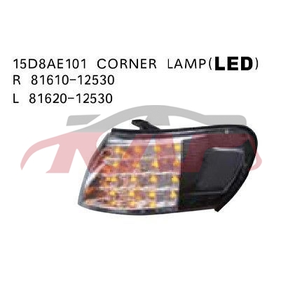For Toyota 274ae10192-94) corner Lamp, Led r 81610-12530 L 81620-12530, Toyota  Auto Lamps, Corolla  Auto PartR 81610-12530 L 81620-12530