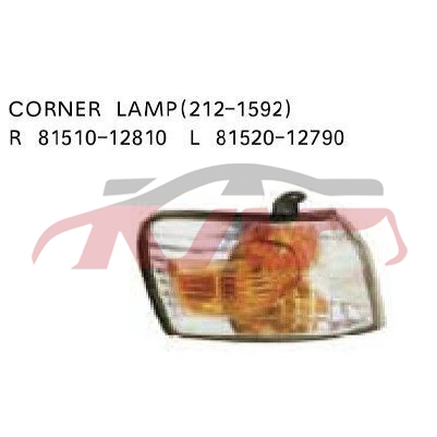 For Toyota 1638corolla93 Ae95-110 corner Lamp r 81510-12810 L 81520-15790, Toyota   Car Body Parts, Corolla  AccessoriesR 81510-12810 L 81520-15790