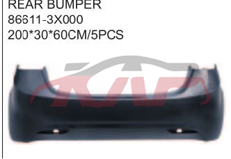 For Hyundai 20149016-18elantra rear Bumper , Elantra Car Accessorie Catalog, Hyundai  Car Parts