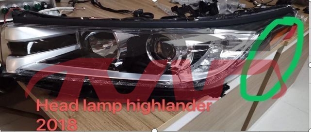 For Toyota 20110818 High Lander head Lamp , Toyota  Car Parts, Highlander  Automotive Parts