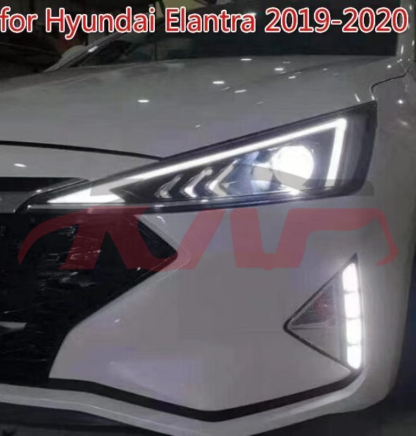 For Hyundai 20190519-20 Elantra head Lamp , Elantra Car Part, Hyundai  Auto Headlights