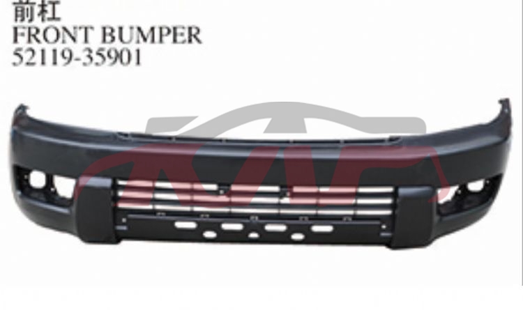 For Toyota 20221603-05 4runner front Bumper 52119-35901, 4runner Car Accessories, Toyota  Front Bumper Cover Fascia-52119-35901